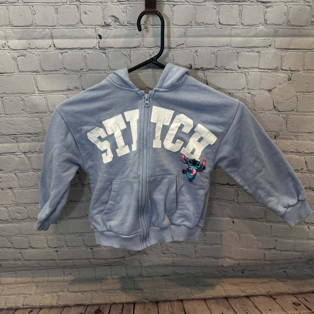 Zara Disney Stitch Kids Zip Up Hoodie